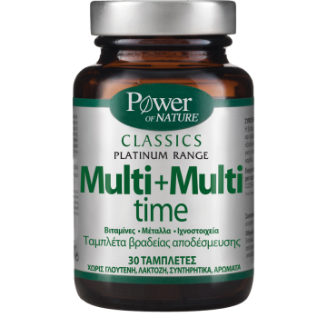 Classics Platinum Multi+Multi Time 30 tabs Συμπληρώματα Διατρ. Classics Platinum Multi+Multi Time 30 tabs Συμπληρώματα Διατρ.